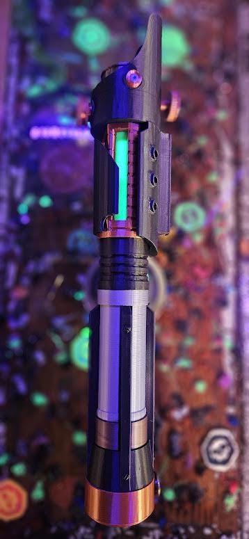 Customizable StarKiller Lightsaber with Display Shields