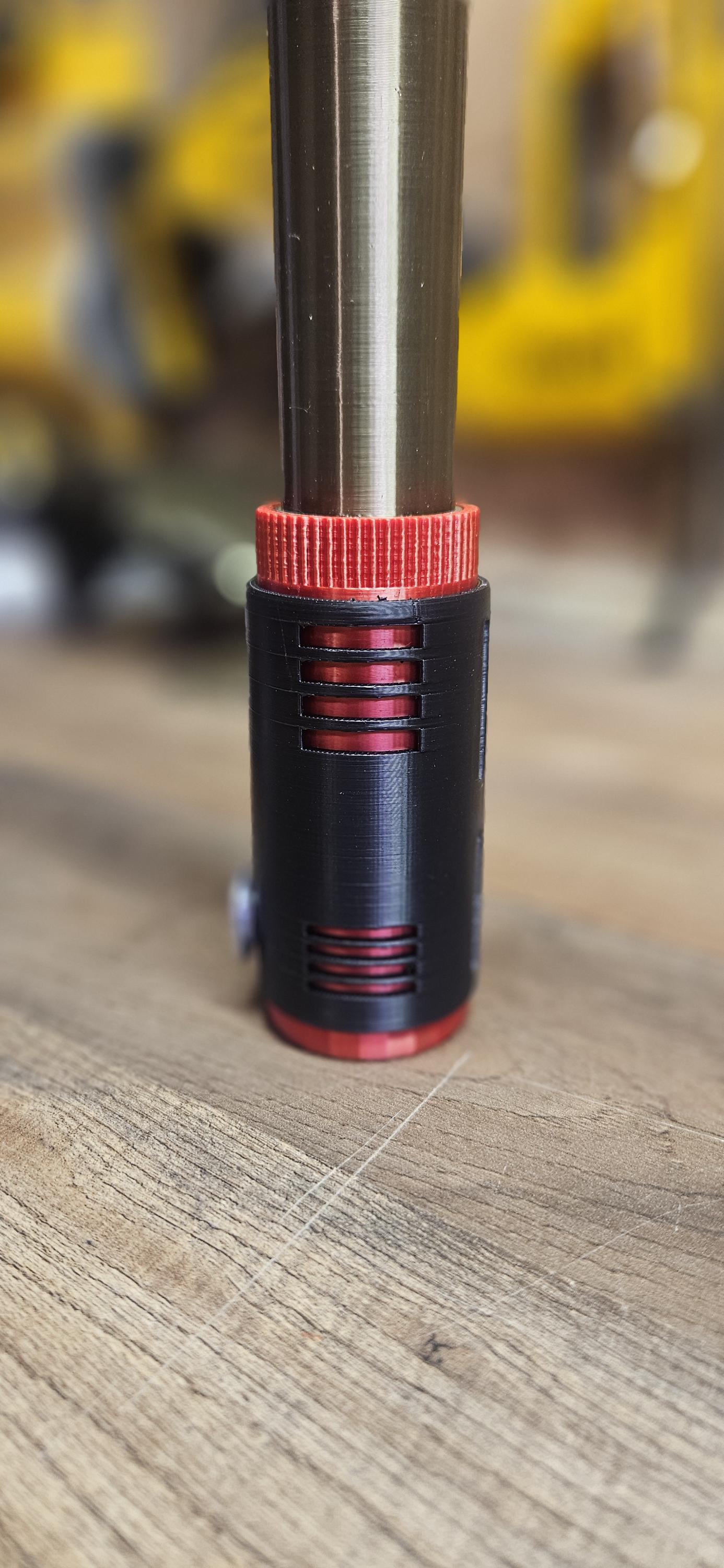 Pommel Sleeve with Covetec Button, Clip, and Blade Plug