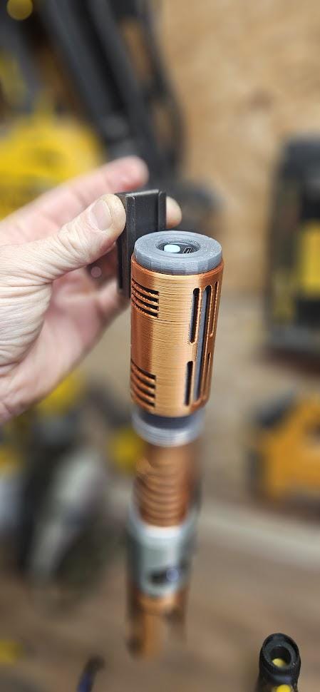 Pommel Sleeve with Covetec Button, Clip, and Blade Plug